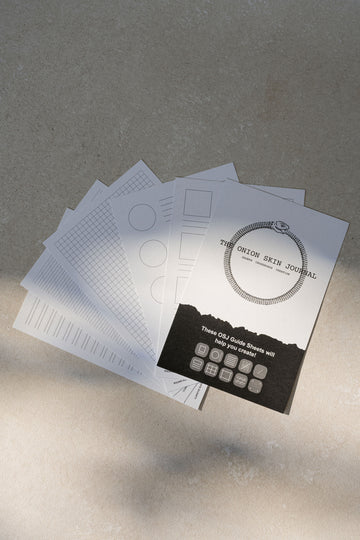 Guide Sheets for Onion Skin Journals