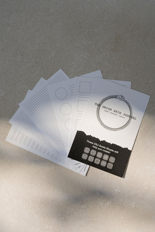 Guide Sheets for Onion Skin Journals